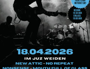 Weiden tobt! 2026 – Nachwuchsbandcontest im JUZ Weiden